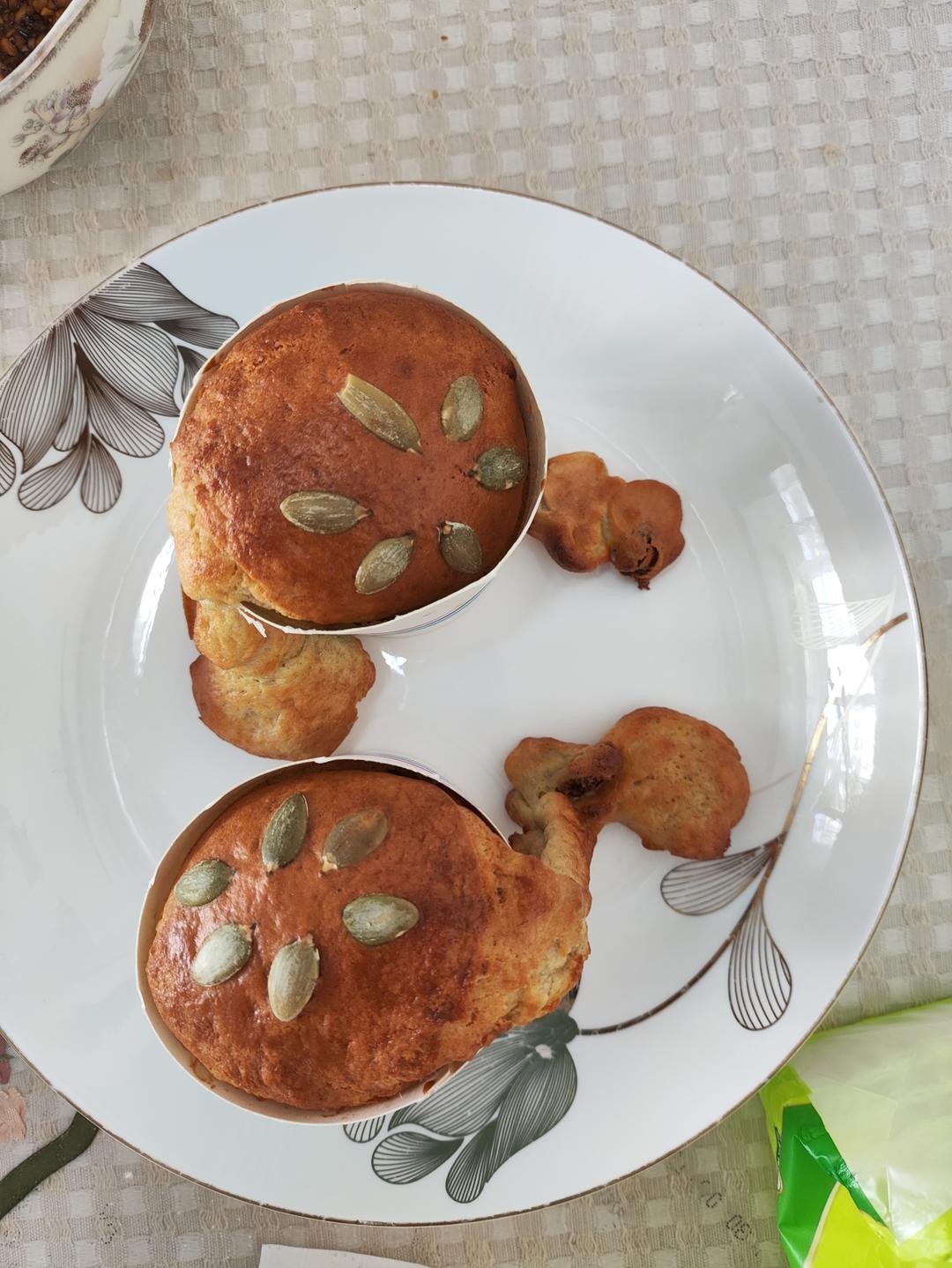 空气炸锅版香蕉麦芬