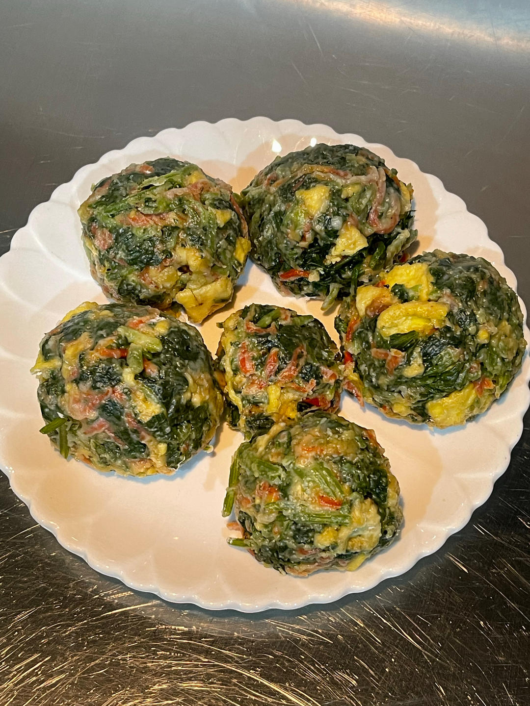 （减脂）玉米面菜团子