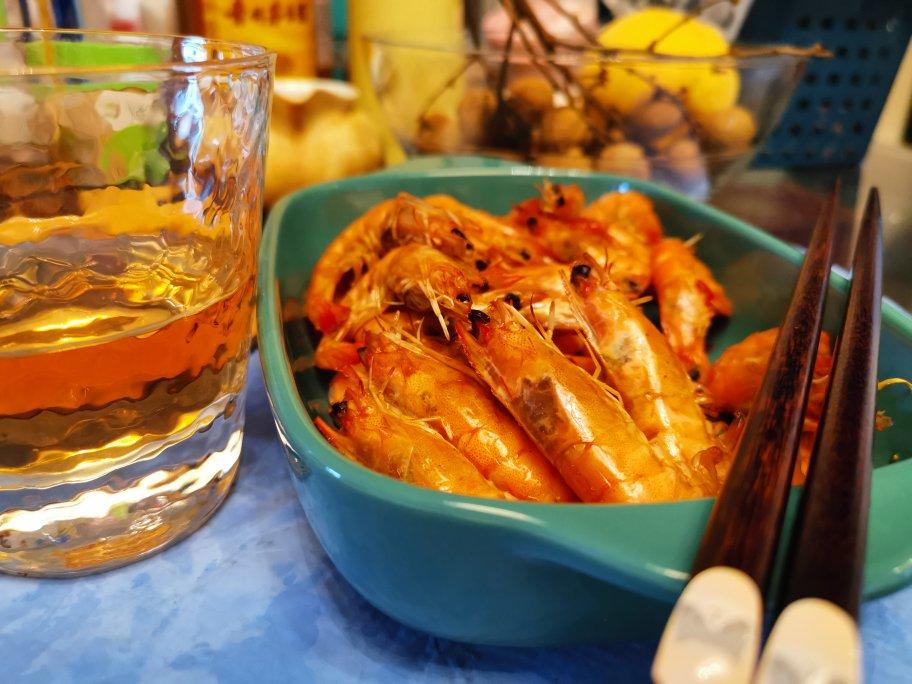 在家也能做出日料店的盐烤大虾~