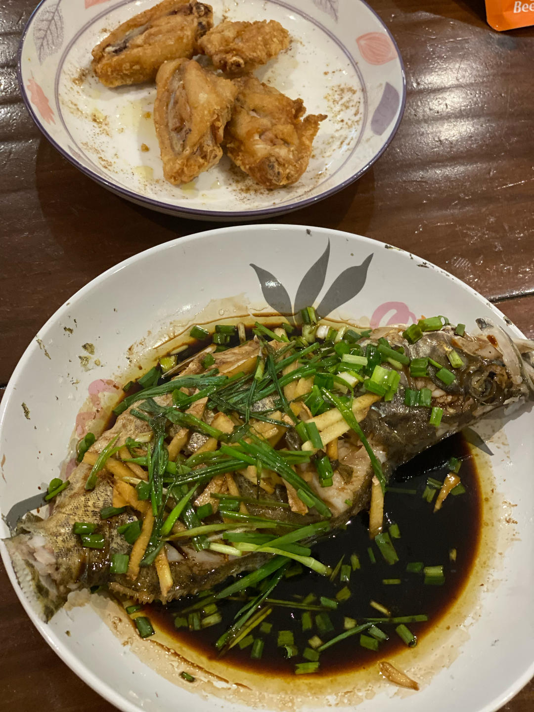 清蒸鱼（桂鱼、鲈鱼、多宝、鳊鱼均适用）