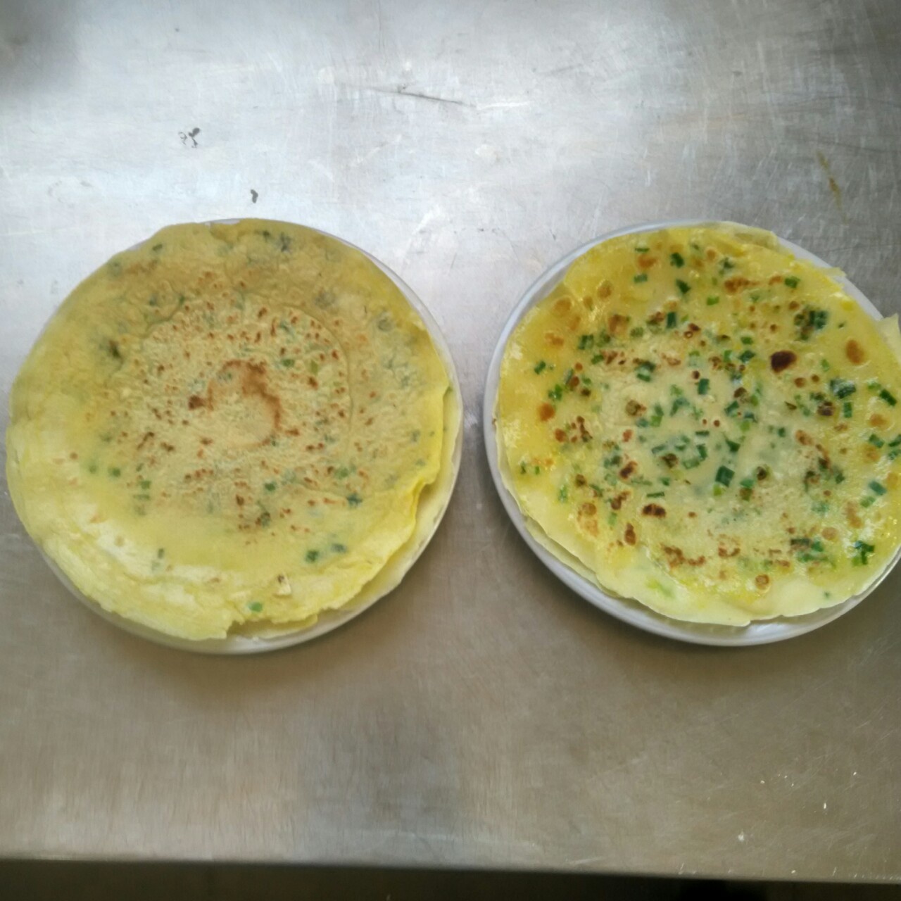 葱花鸡蛋饼