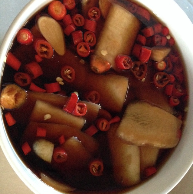 泡菜白萝卜皮
