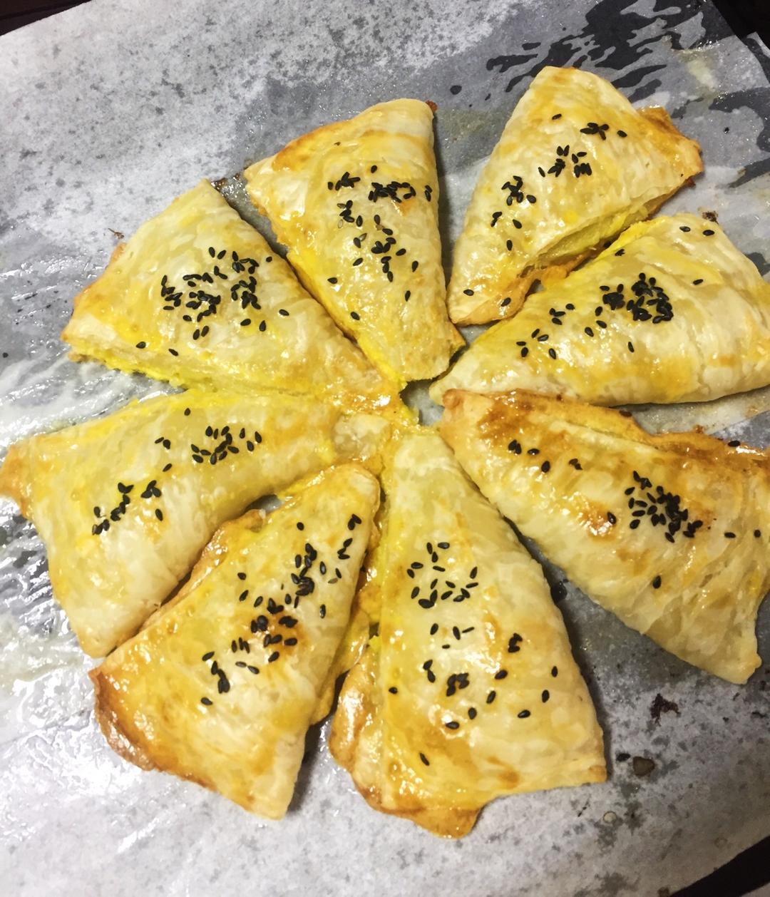 榴莲妹妹啊做的手抓饼版快手榴莲酥