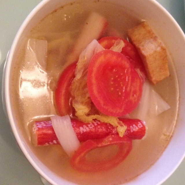 白菜豆腐汤