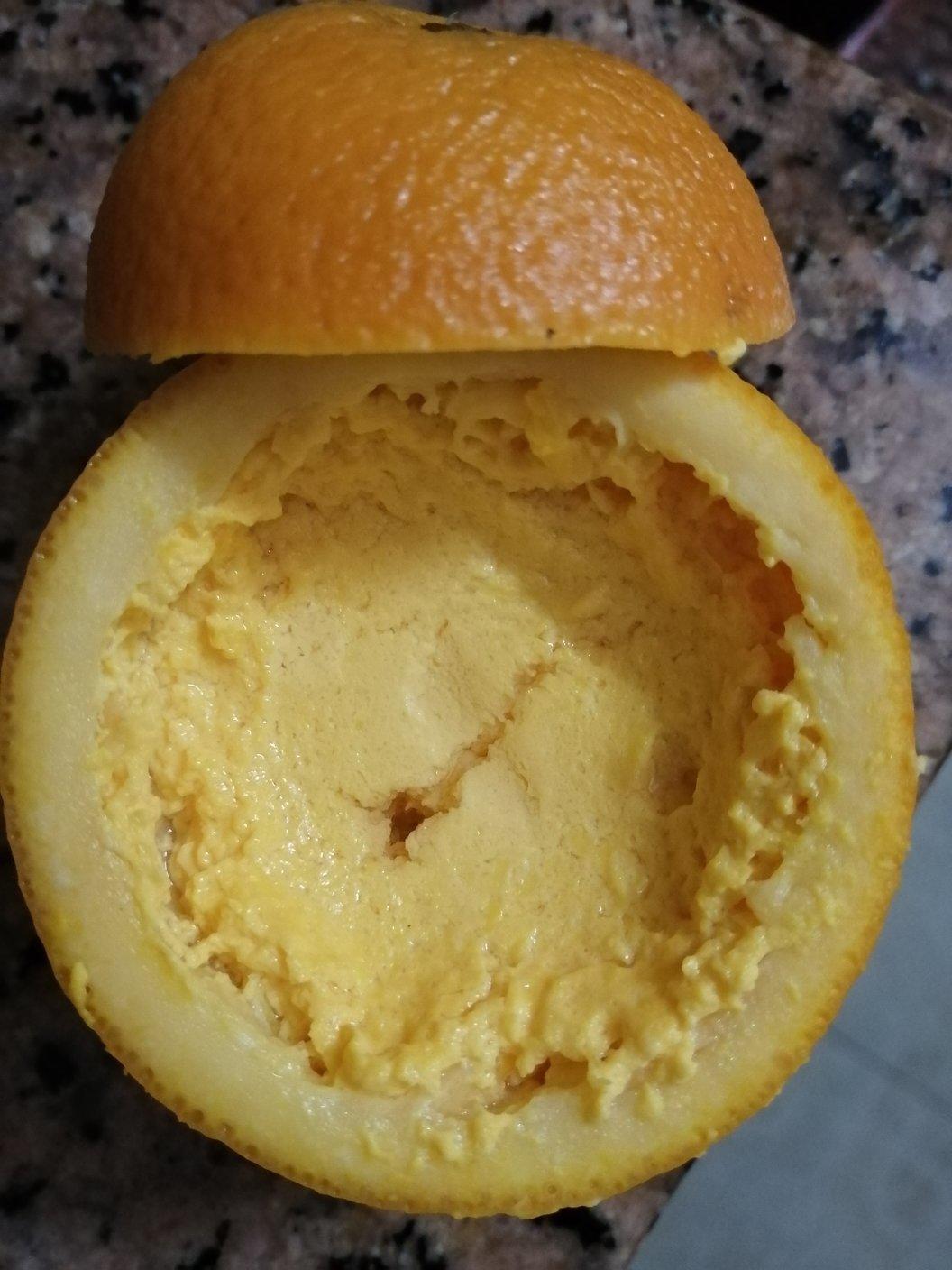 七个月宝宝辅食，香橙蒸蛋，果蔬蒸蛋