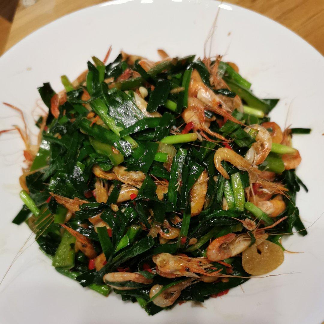 韭菜炒虾米