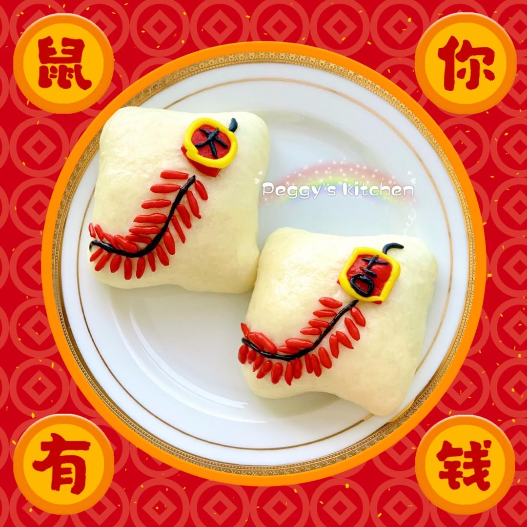 新年炮竹馒头