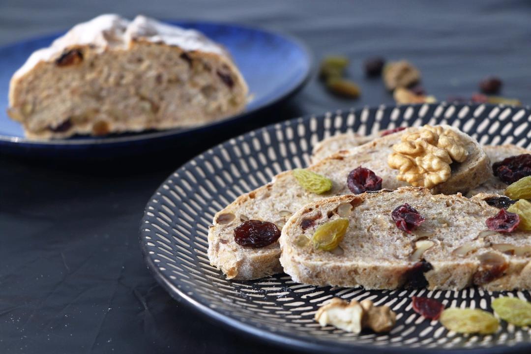 德国婆婆秘方·只多一料·香得上天的全麦核桃蔓越欧包