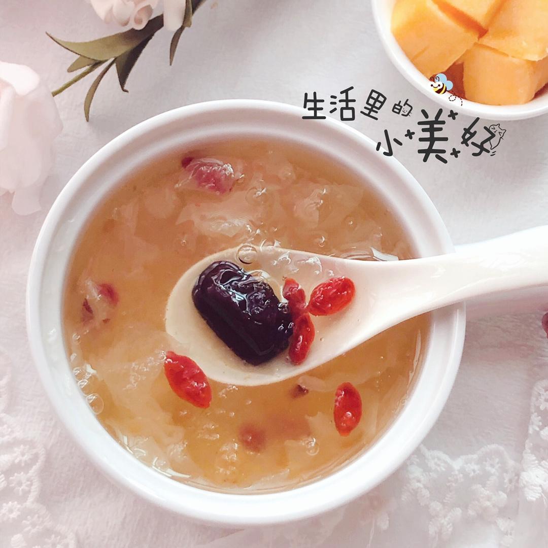 冰糖桃胶