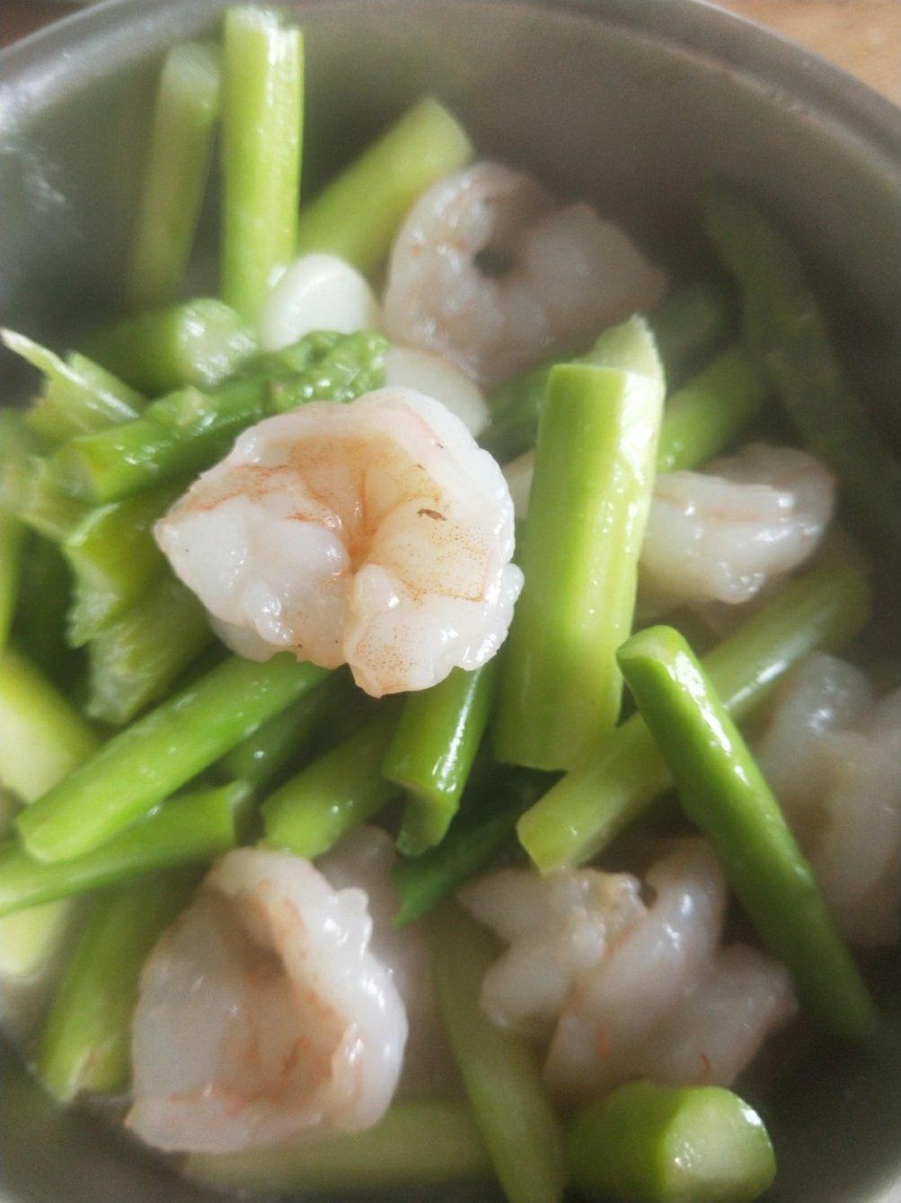 虾仁芦笋