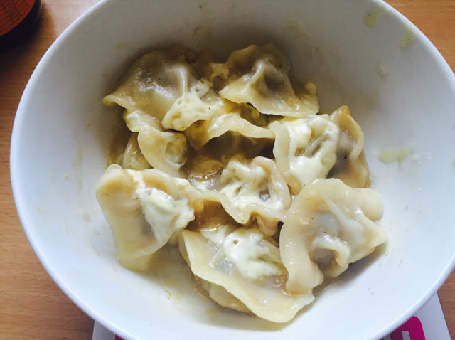 电饭煲芝士焗水饺