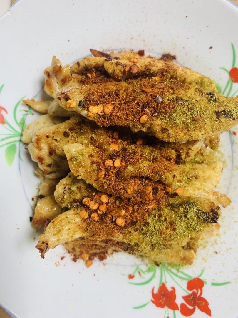 孜然鸡胸肉，低脂低卡好吃无压力。