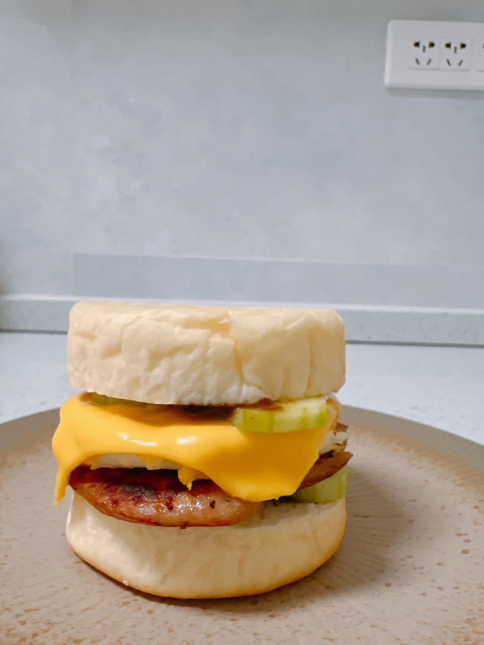 猪柳蛋麦满分 —英式玛芬胚English muffin
