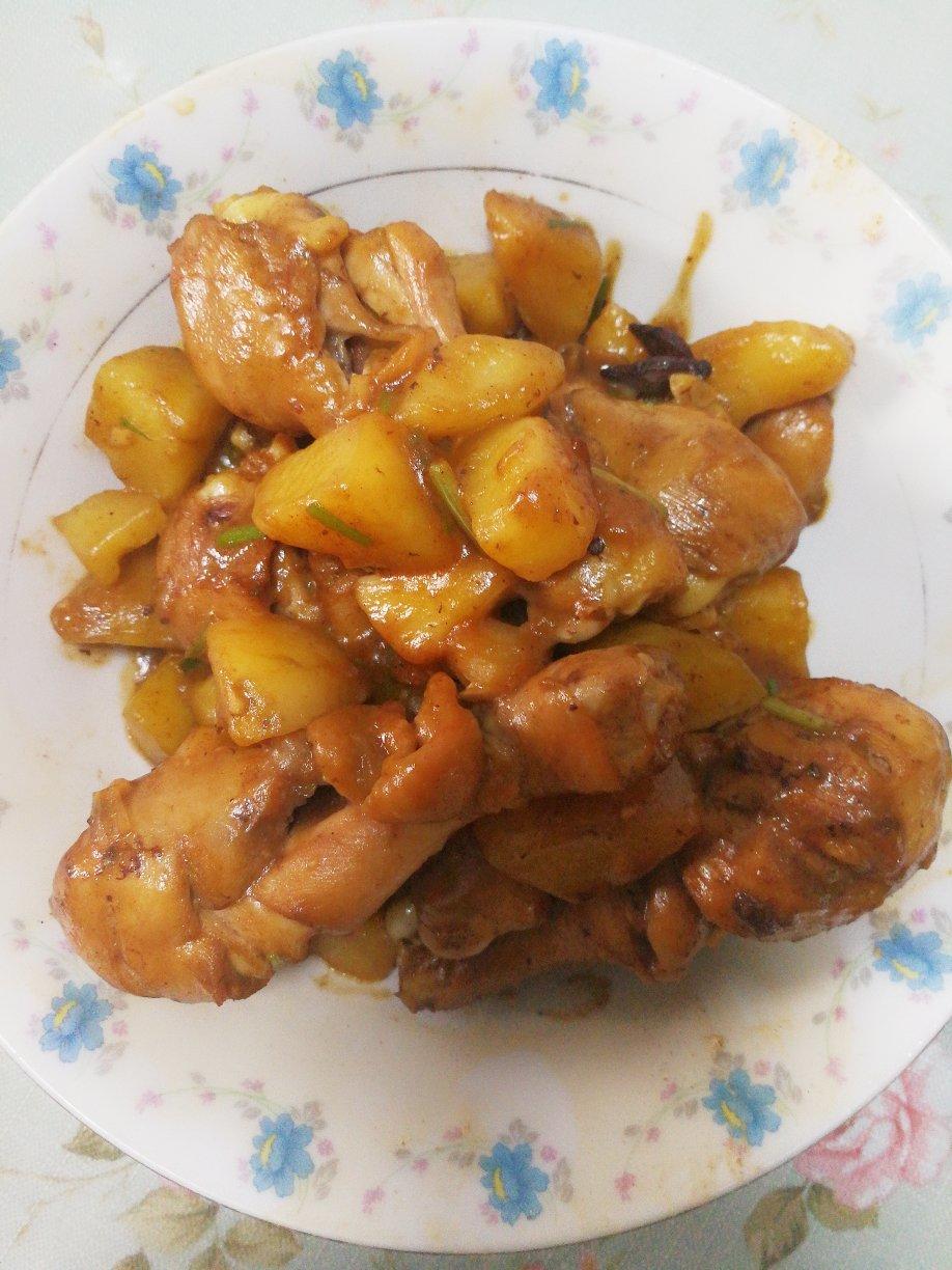 红烧土豆炖鸡腿