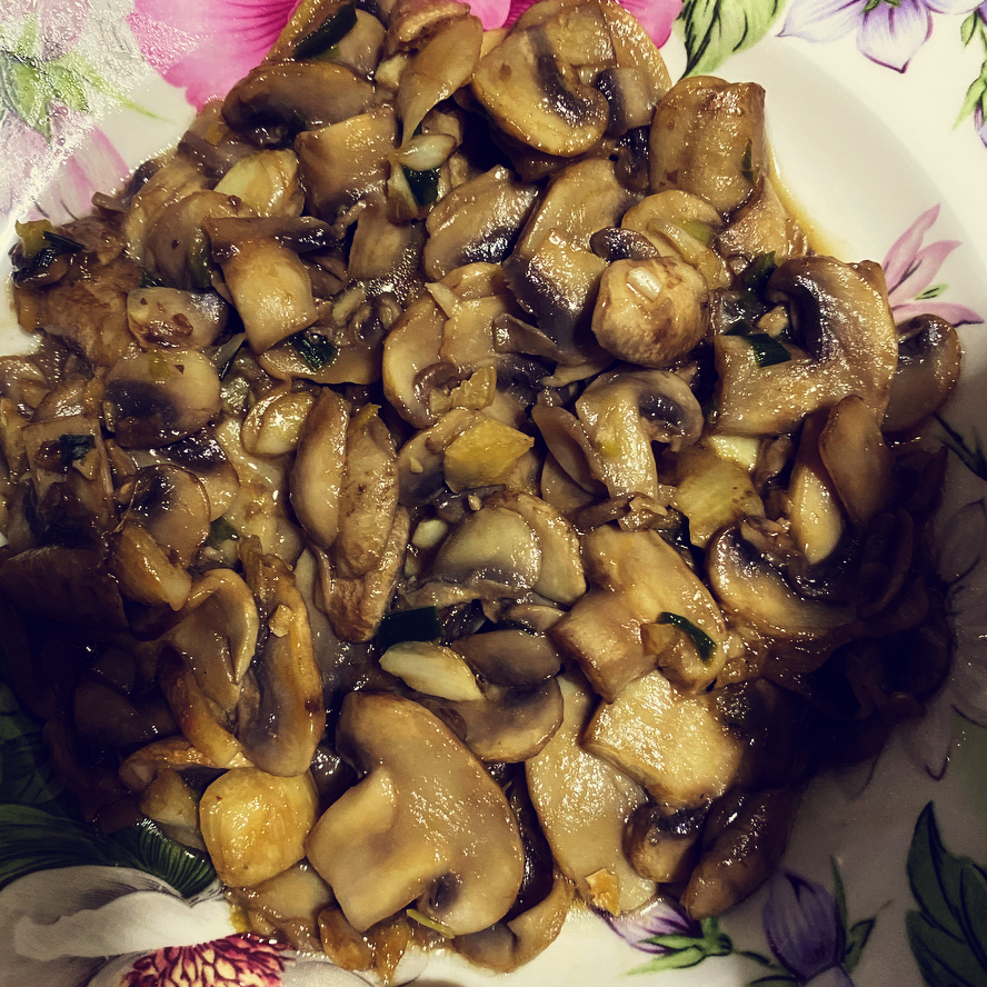清炒口蘑菇