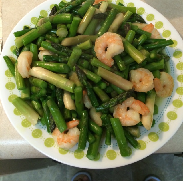 虾仁芦笋