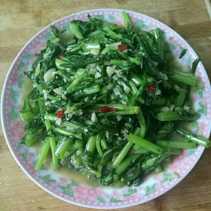 清炒茼蒿