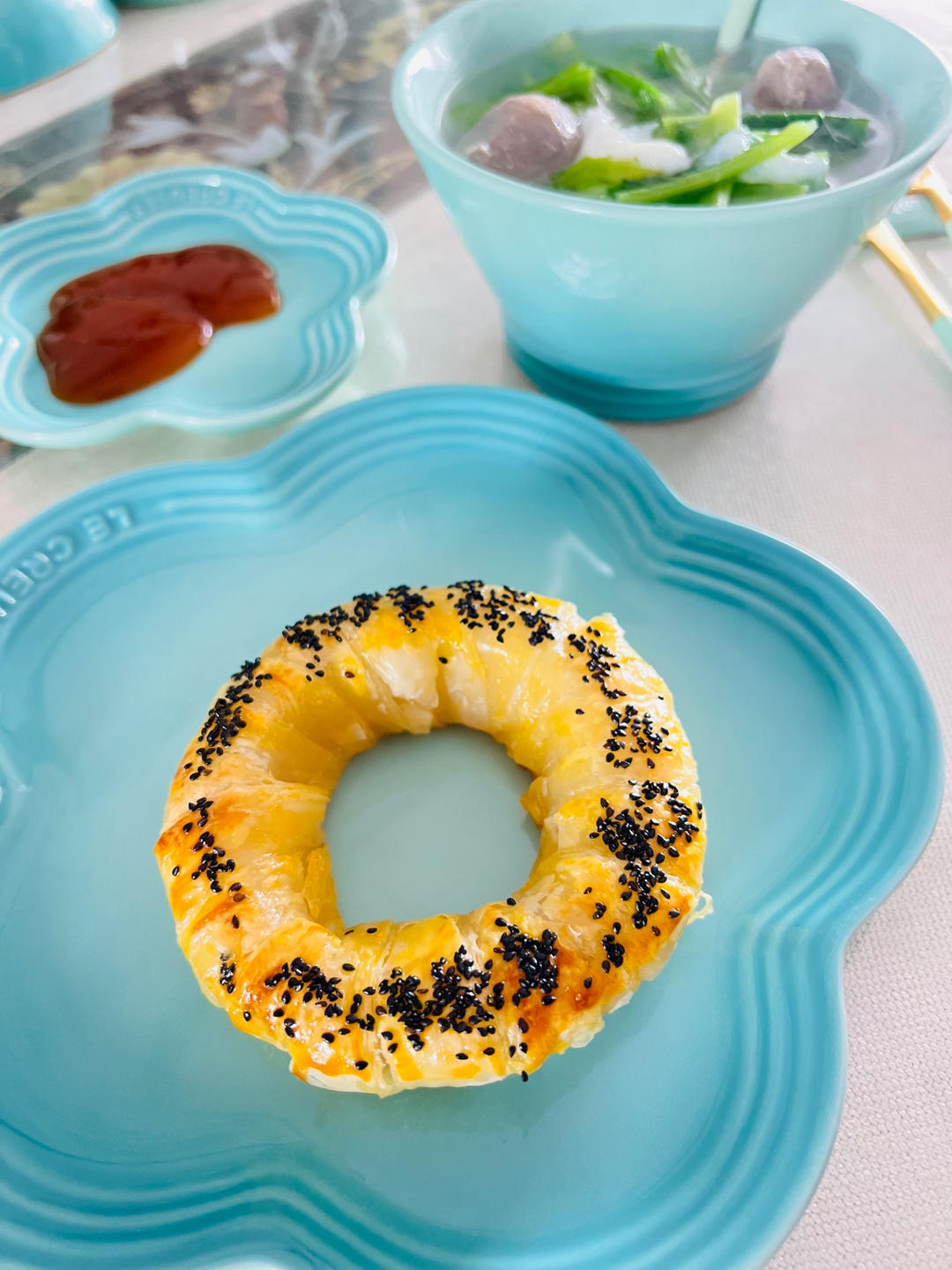 芝士洋葱飞饼圈