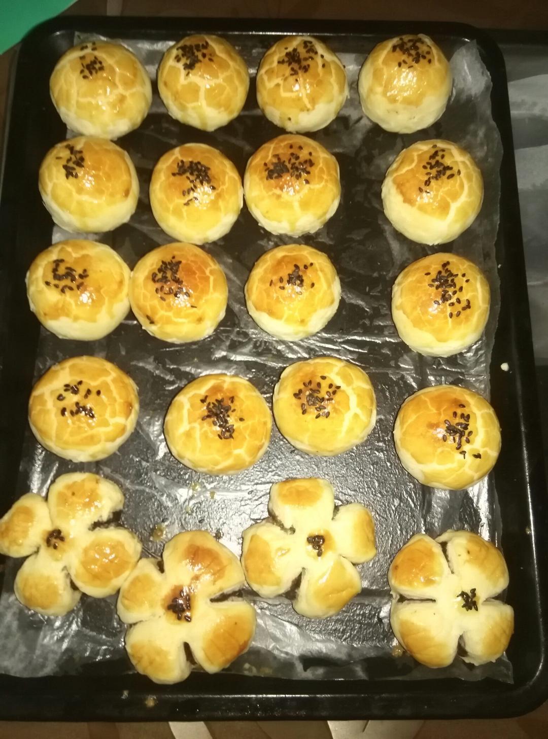 不用揉出膜、不用醒面就能酥掉渣的中式酥皮点心