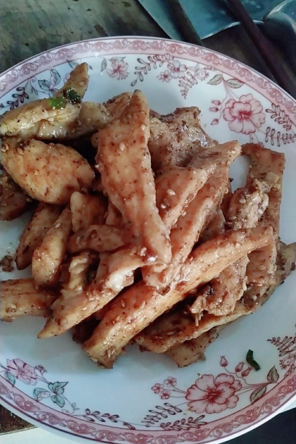 孜然鸡胸肉，低脂低卡好吃无压力。