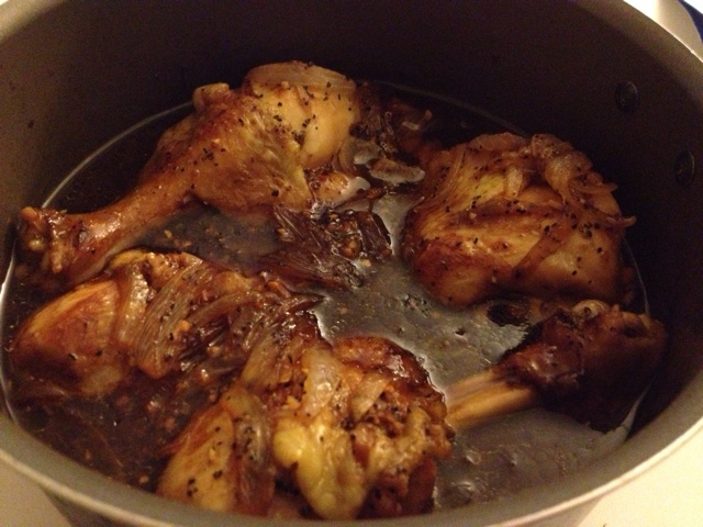 浓香照烧黑椒鸡腿