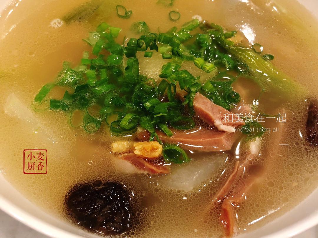 咸香可口的海米冬瓜火腿汤的做法