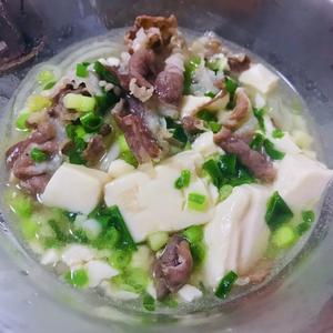 白菜豆腐羊肉片汤的做法 步骤4