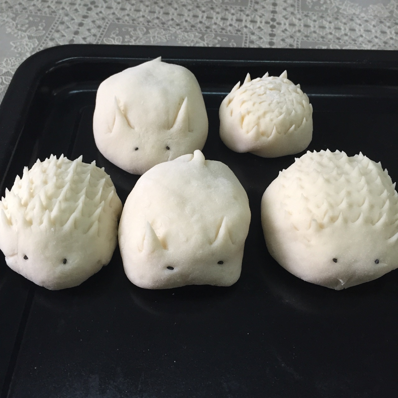 自制无油奶黄包