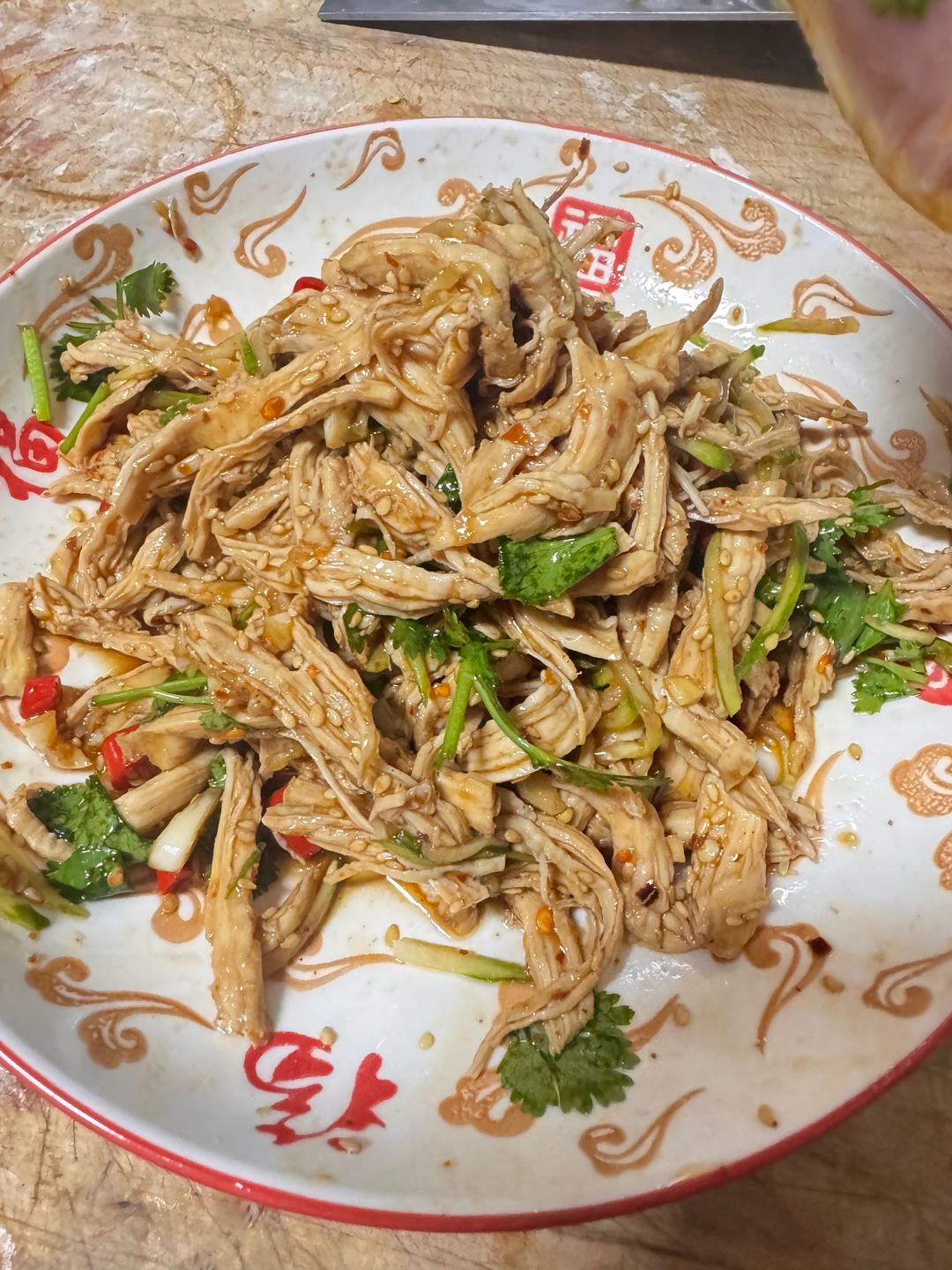 鸡胸肉这样做巨好吃❗️凉拌鸡丝😋低脂高蛋白