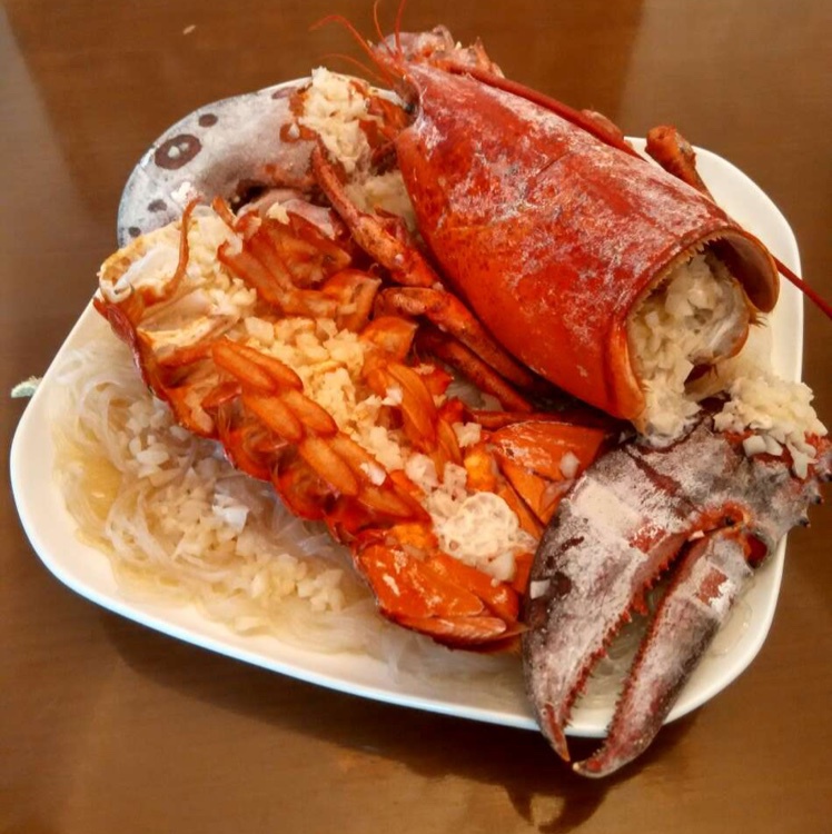 蒜蓉龙虾蒸粉丝