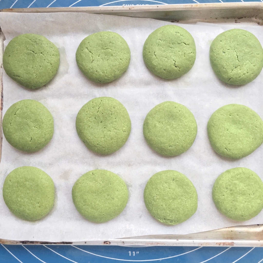 抹茶软曲奇（无蛋）