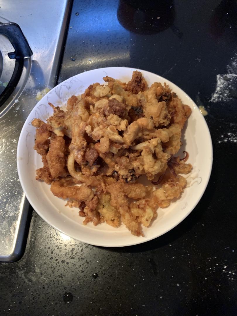 炸鱿鱼
