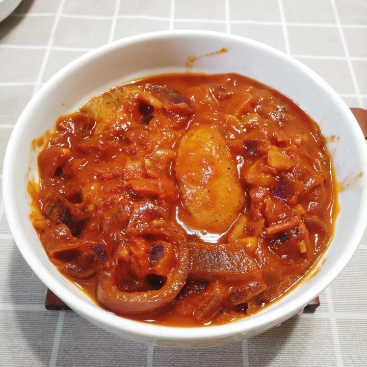 番茄炖鸡胸丨健康·三餐