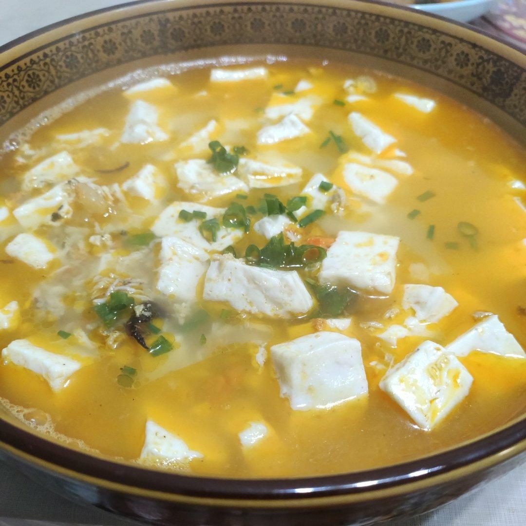 现拆蟹黄豆腐