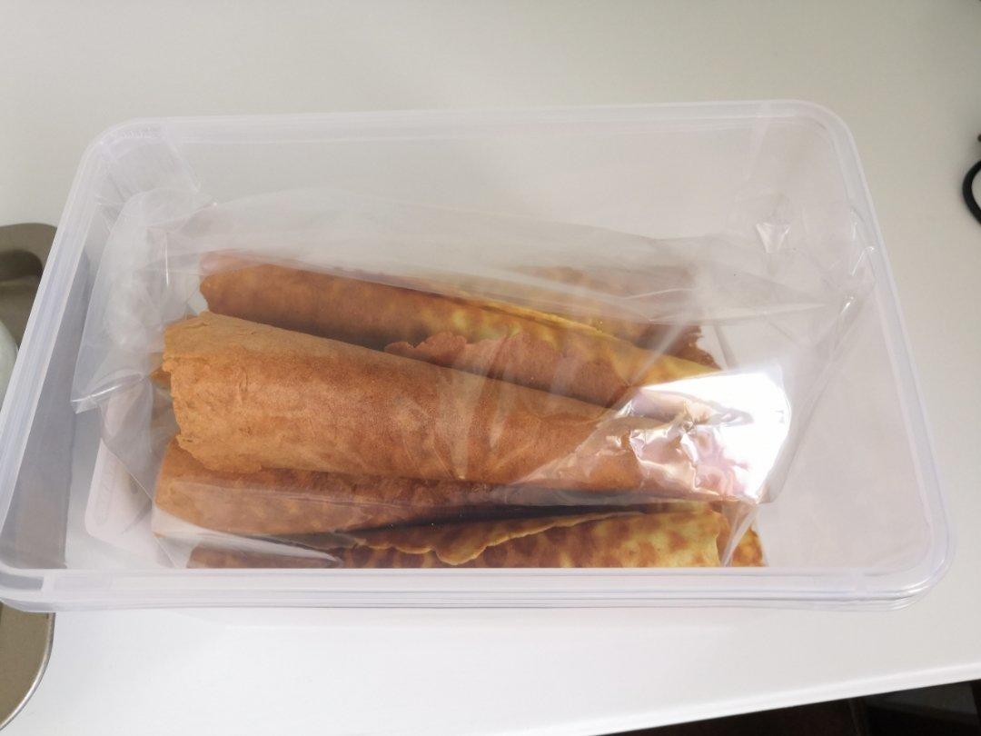 香酥不甜腻的彩色奶油蛋卷