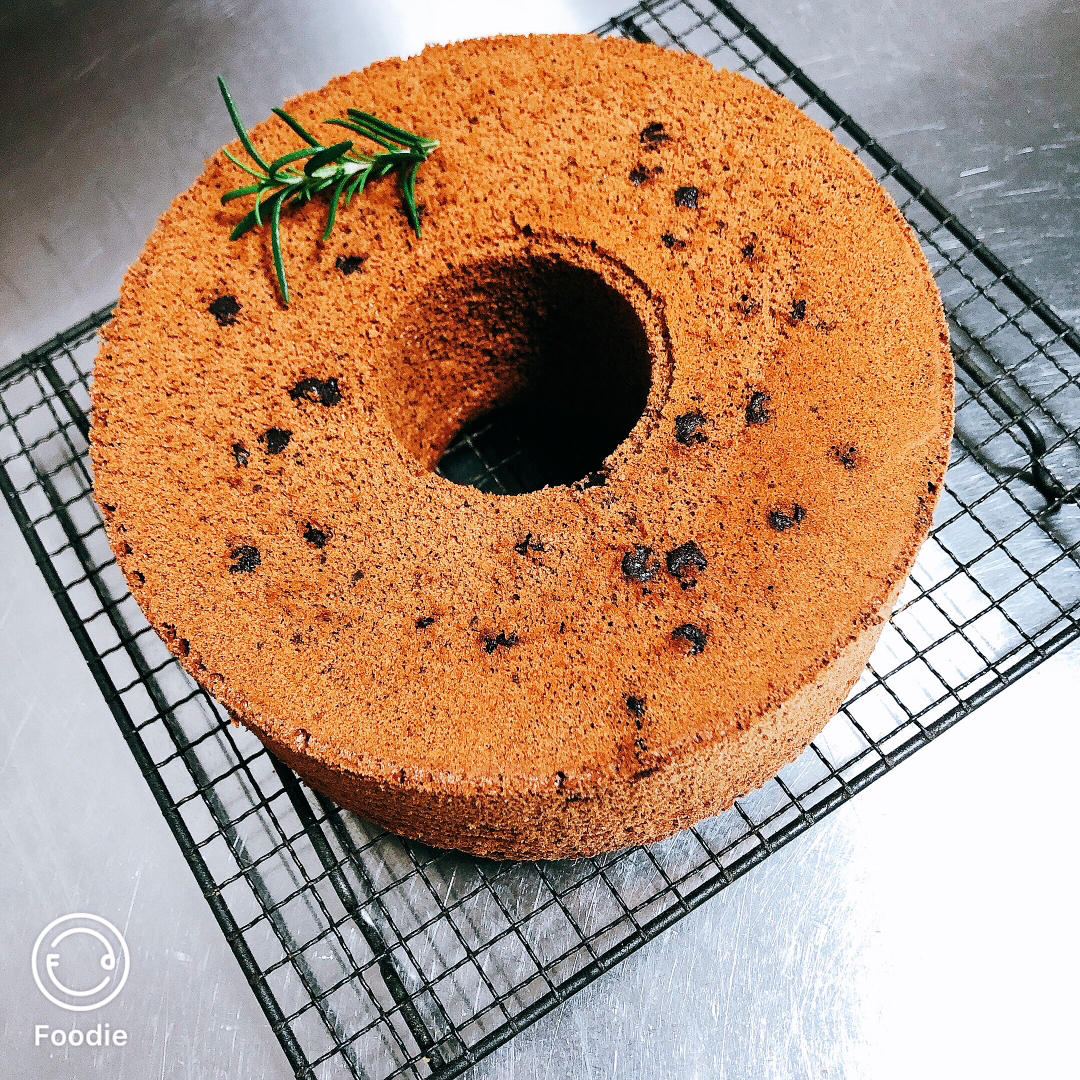 香浓柔软的可可戚风蛋糕