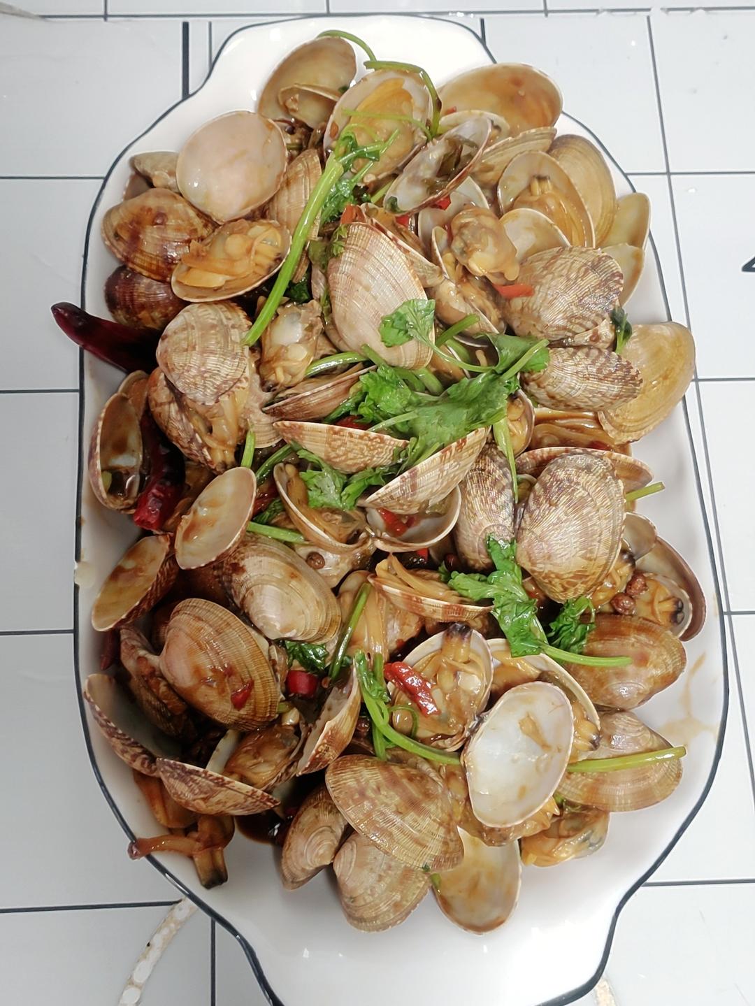 香辣花甲#低卡路里，减脂人员也可食用#啤酒搭档