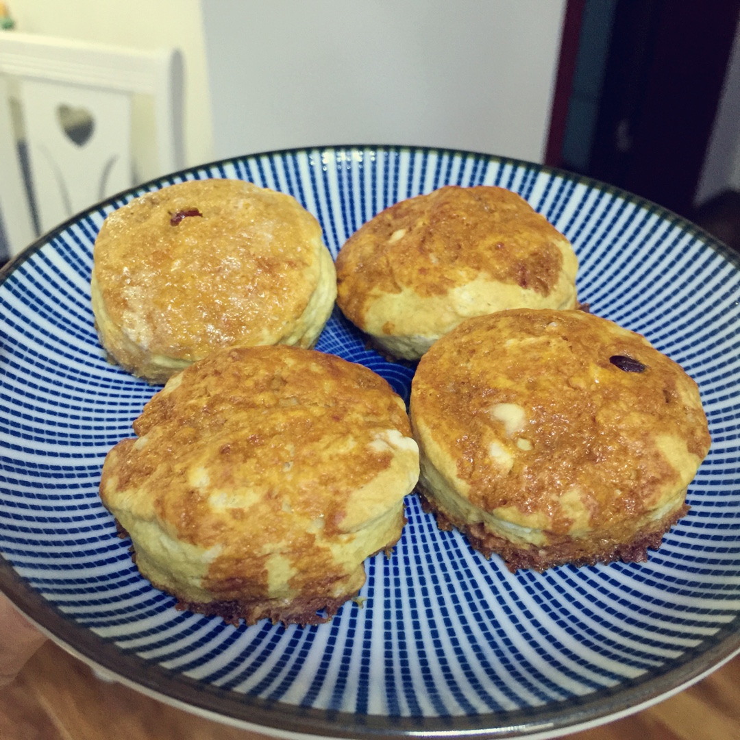 无蛋奶版蔓越莓司康