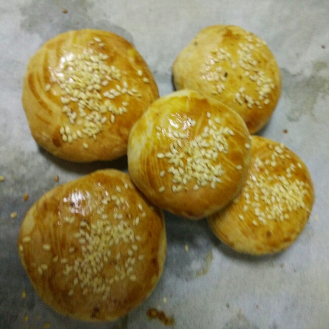 红豆酥饼（附油酥不测漏的办法）