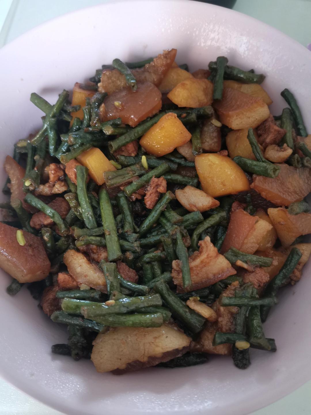 酱豇豆小土豆咸菜