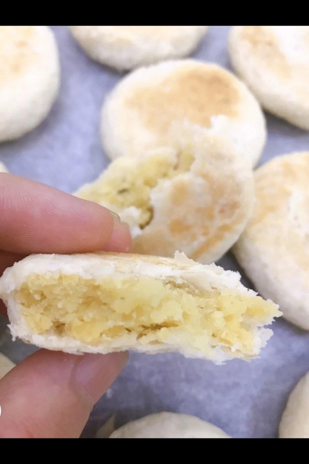 酥皮绿豆饼   酥得掉渣渣