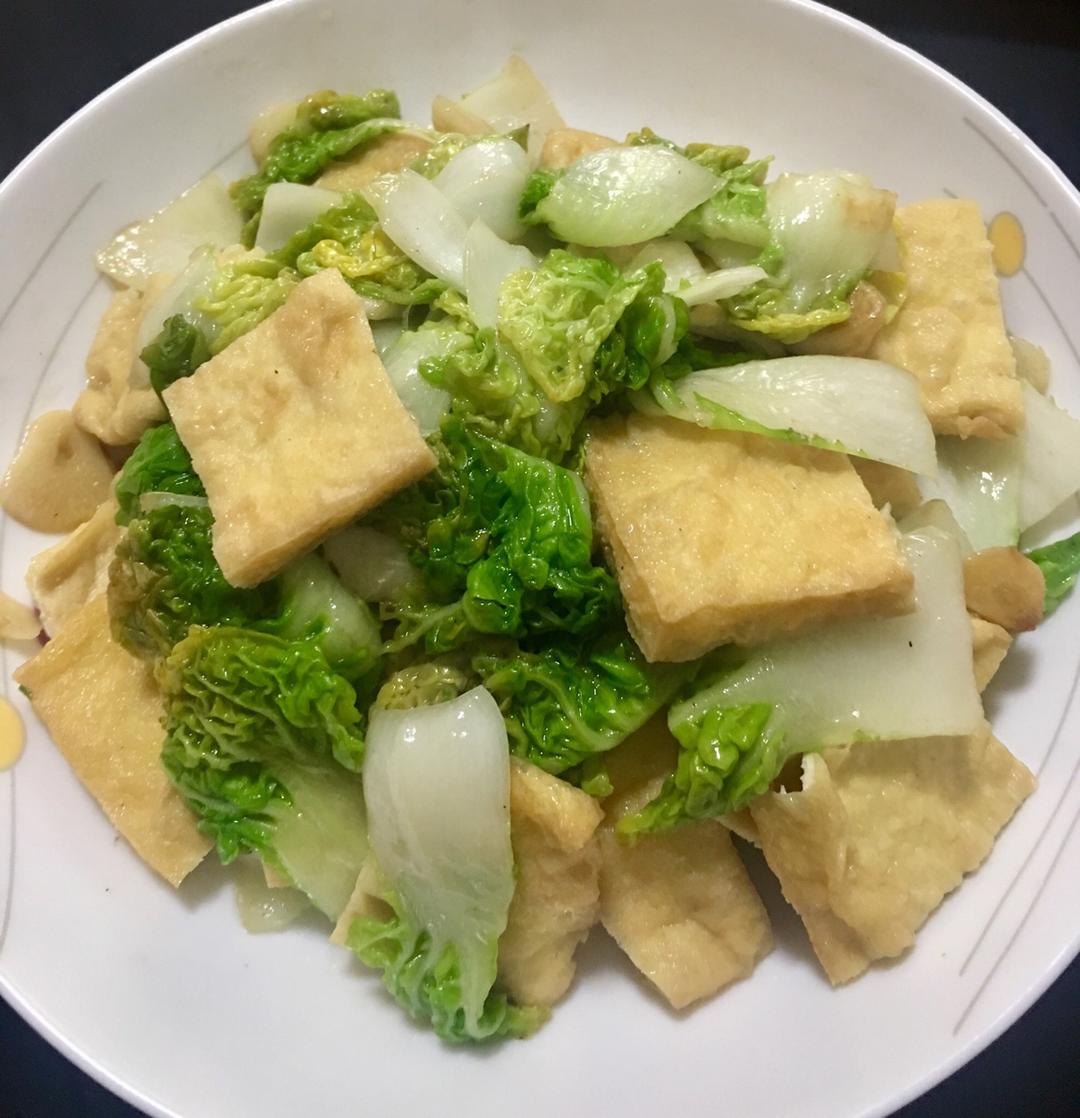 手机用户0787_69za做的黄心菜炒豆腐