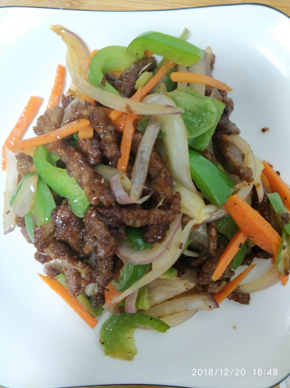 青椒炒牛肉