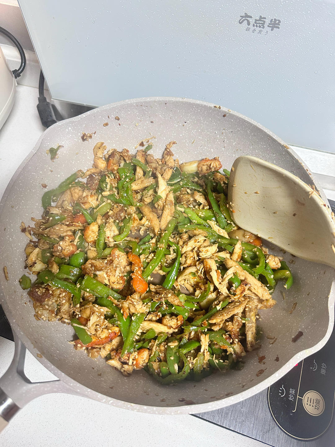 鸡丝炒青椒（鸡肉不老）