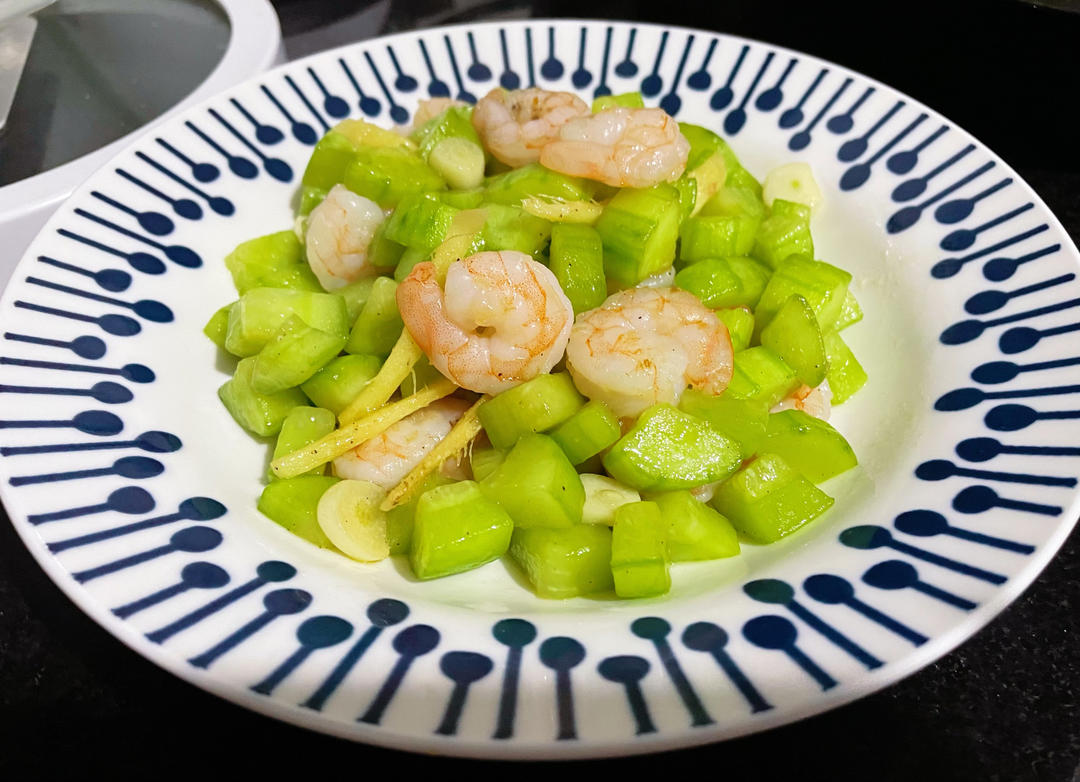 虾仁炒黄瓜