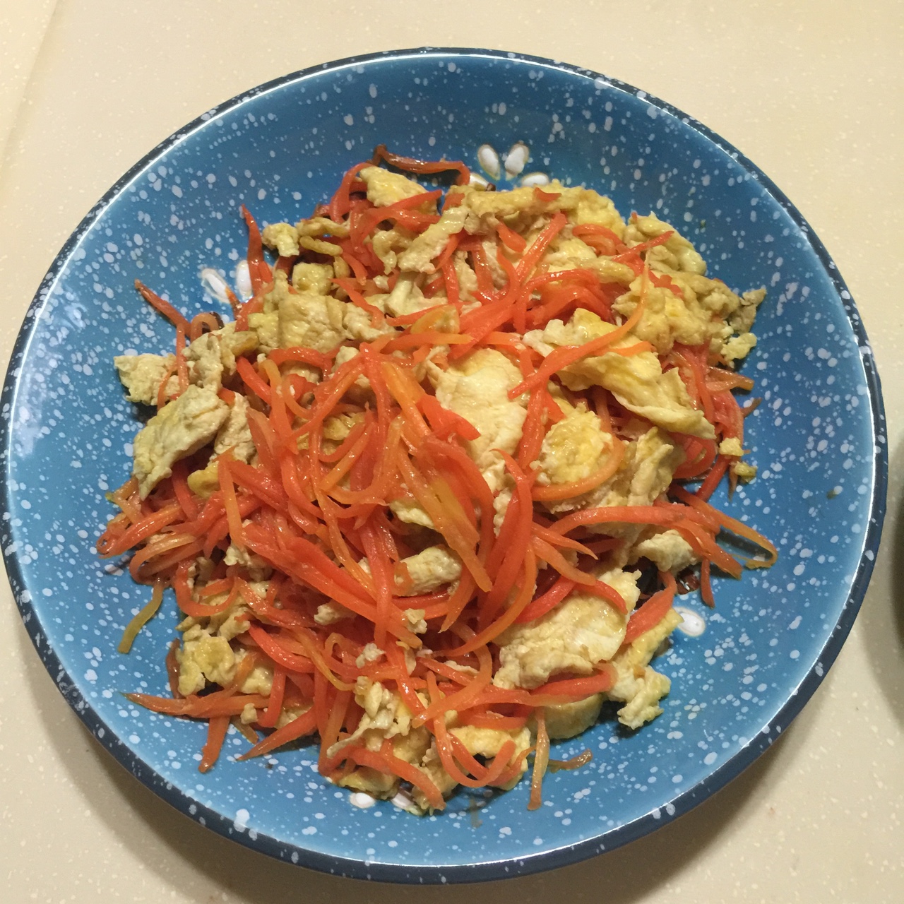 胡萝卜炒鸡蛋