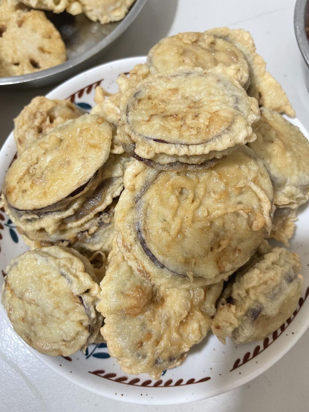 素炸茄盒（简易）