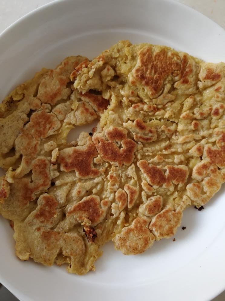 燕麦鸡蛋饼~快手早餐