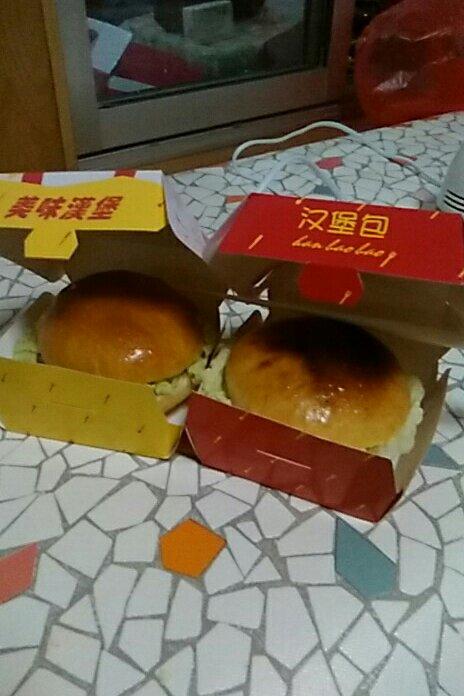 肯德基早餐汉堡轻松在家做 ---『玉米鸡肉汉堡包』