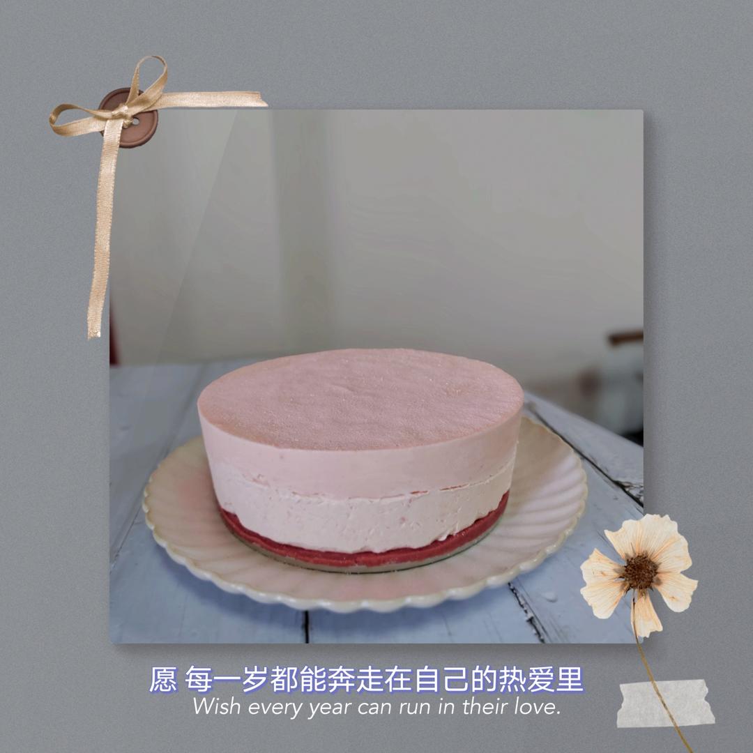 草莓牛乳冻芝士蛋糕🍰仙女的甜美下午茶
